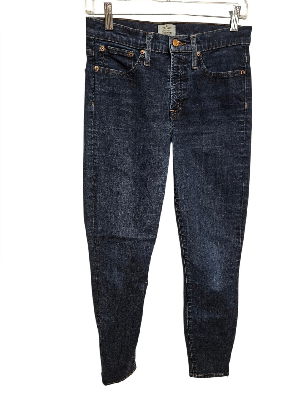 J. Crew 9" High-rise toothpick Jeans Size 28